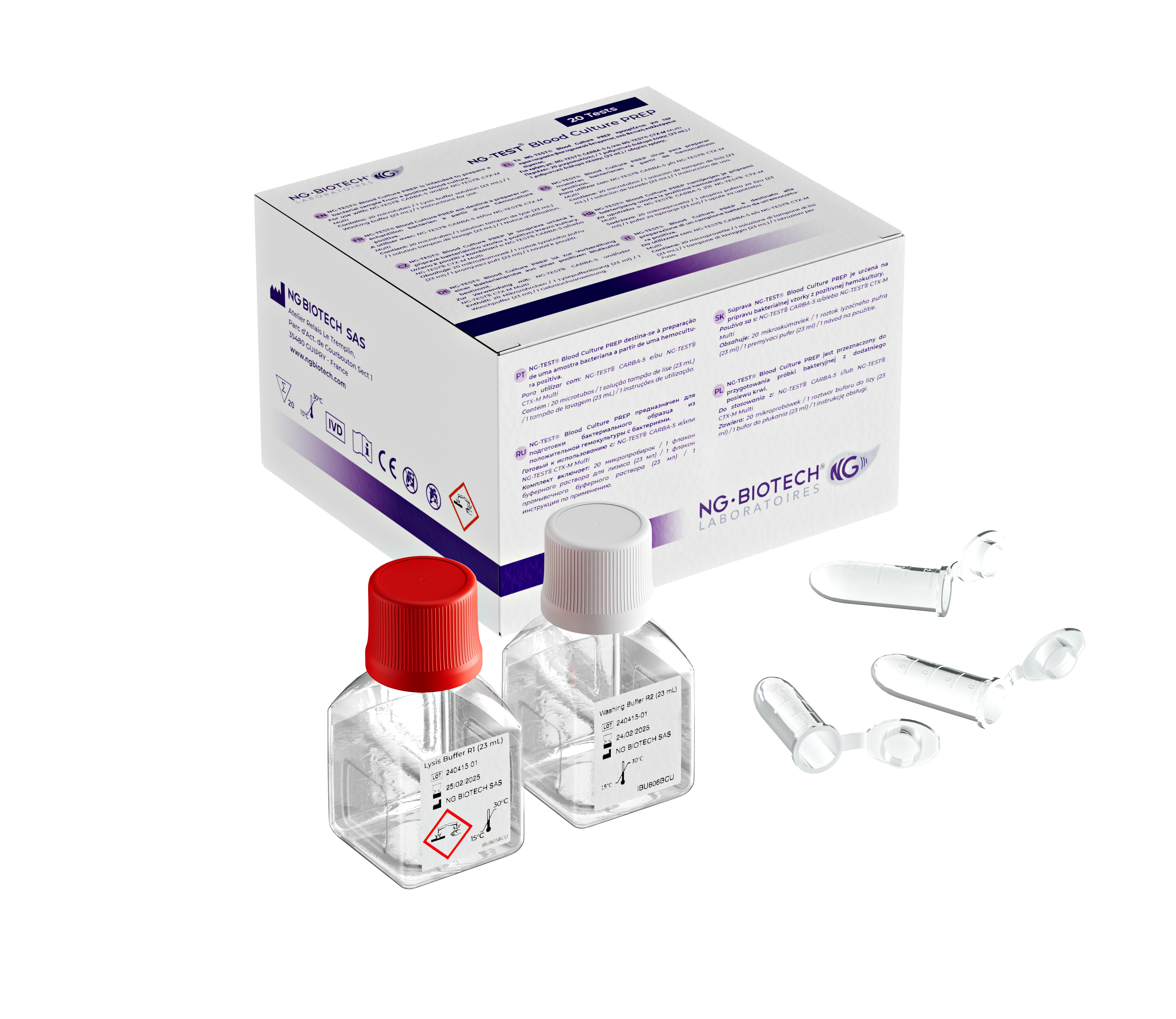 NG-TEST Blood culture PREP x20 kit