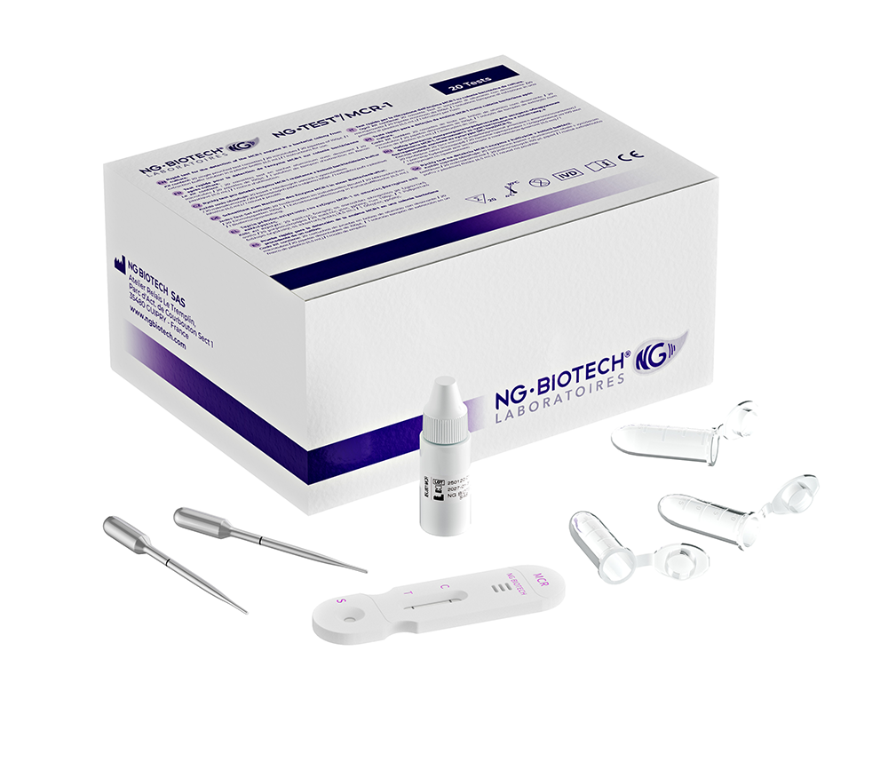 NG-TEST MCR-1 qualitative lateral flow immunoassay kit x20
